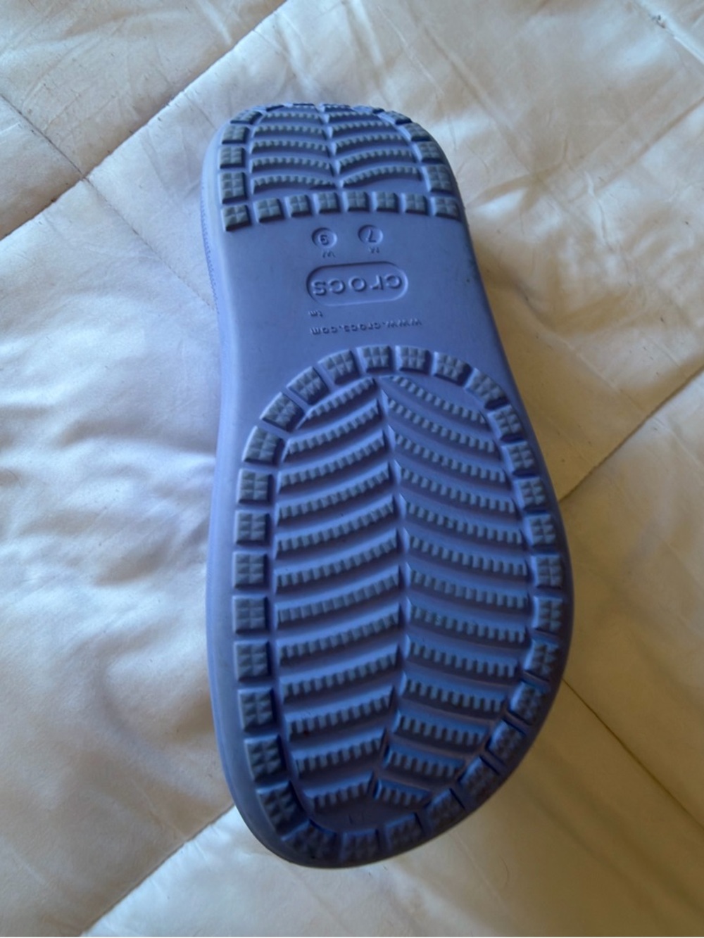 Lavender Clog Shoes with Fun Charms platform adult Crocs - Picture 6 of 8